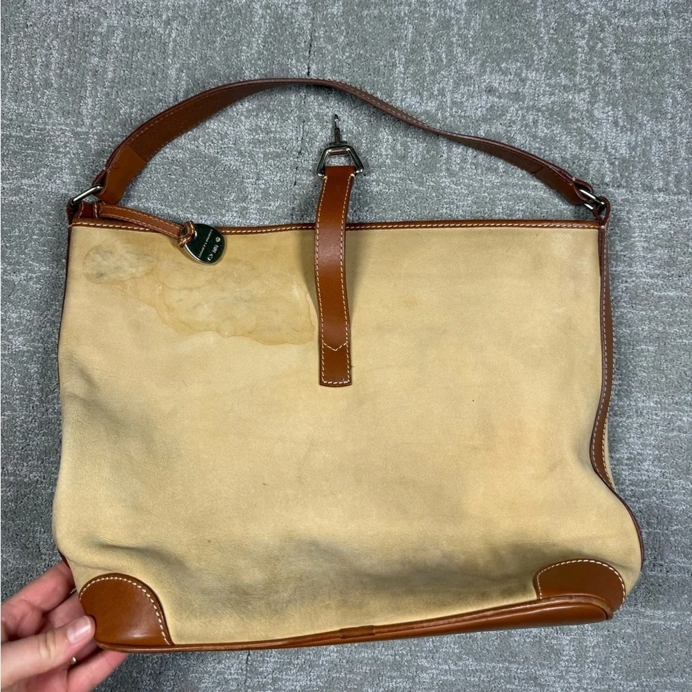 Dooney & Bourke 1975 Leather Suede Shoulder Purse Bag